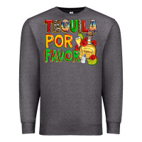 Charcoal Heather tequila por favor Premium Sweatshirt - Zillion Design Studio