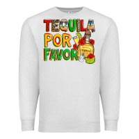 Oatmeal Heather tequila por favor Premium Sweatshirt - Zillion Design Studio