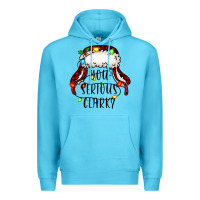 Ocean Blue you serious clark Premium Hoodie - Jasminsmagicworld