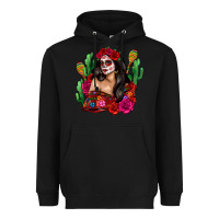 Black mexico girl Heavyweight Hoodie - Zillion Design Studio