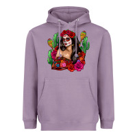 Lavender mexico girl Heavyweight Hoodie - Zillion Design Studio