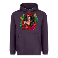 Plum mexico girl Heavyweight Hoodie - Zillion Design Studio