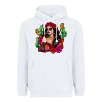 White mexico girl Heavyweight Hoodie - Zillion Design Studio