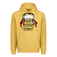 Antique Gold you serious clark Premium Hoodie - Jasminsmagicworld