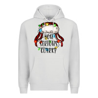 Dove Grey you serious clark Premium Hoodie - Jasminsmagicworld