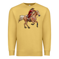 Antique Gold christmas cowgirl Premium Sweatshirt - RanaPortraitStore