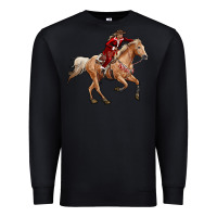 Black christmas cowgirl Premium Sweatshirt - RanaPortraitStore