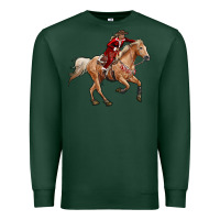 Christmas Cowgirl Premium Sweatshirt | Teevron
