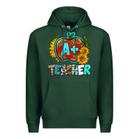 Sports Green a+ teacher apple Premium Hoodie - BundleAndBundleShop