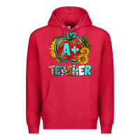 Cardinal a+ teacher apple Premium Hoodie - BundleAndBundleShop
