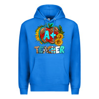 True Royal a+ teacher apple Premium Hoodie - BundleAndBundleShop