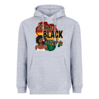 Heather Grey i am black history Heavyweight Hoodie - texasbilliewilder
