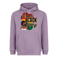 Lavender i am black history Heavyweight Hoodie - texasbilliewilder