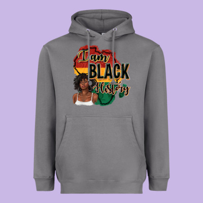 Heavyweight Hoodie i am black history