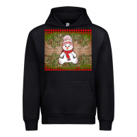 Black Christmas snowman Urban Hoodie - AdoDesignShop
