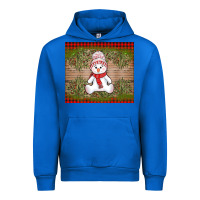 Cobalt Christmas snowman Urban Hoodie - AdoDesignShop
