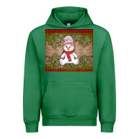Emerald Christmas snowman Urban Hoodie - AdoDesignShop