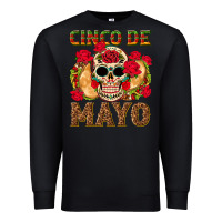 Black Cinco de Mayo Premium Sweatshirt - texasbilliewilder