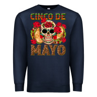 Navy Cinco de Mayo Premium Sweatshirt - texasbilliewilder
