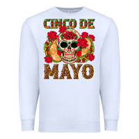 White Cinco de Mayo Premium Sweatshirt - texasbilliewilder