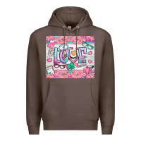 Coffee watercolor love nurse tumbler Premium Hoodie - BundleAndBundleShop