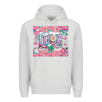 Dove Grey watercolor love nurse tumbler Premium Hoodie - BundleAndBundleShop