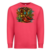 Cardinal christmas cowboy boots Premium Sweatshirt - RanaPortraitStore