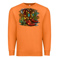 Carrot christmas cowboy boots Premium Sweatshirt - RanaPortraitStore