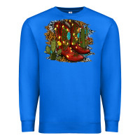 True Royal christmas cowboy boots Premium Sweatshirt - RanaPortraitStore