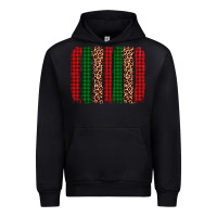 Black christmas glitter leopard brushstroke Urban Hoodie - AdoDesignShop