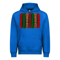 Cobalt christmas glitter leopard brushstroke Urban Hoodie - AdoDesignShop
