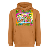 Meerkat summer coffee cups Heavyweight Hoodie - Zillion Design Studio