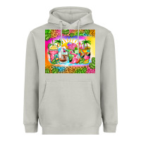 Moon Dust summer coffee cups Heavyweight Hoodie - Zillion Design Studio