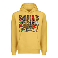 Antique Gold santa's favorite pharmacy tech Premium Hoodie - Jasminsmagicworld