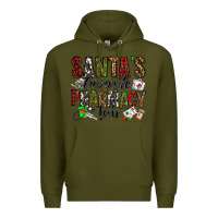 Army Green santa's favorite pharmacy tech Premium Hoodie - Jasminsmagicworld
