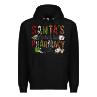Black santa's favorite pharmacy tech Premium Hoodie - Jasminsmagicworld