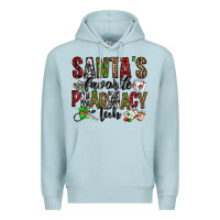 Blue Mist santa's favorite pharmacy tech Premium Hoodie - Jasminsmagicworld