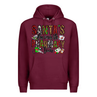 Burgundy santa's favorite pharmacy tech Premium Hoodie - Jasminsmagicworld