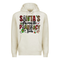 Oatmeal Heather santa's favorite pharmacy tech Premium Hoodie - Jasminsmagicworld