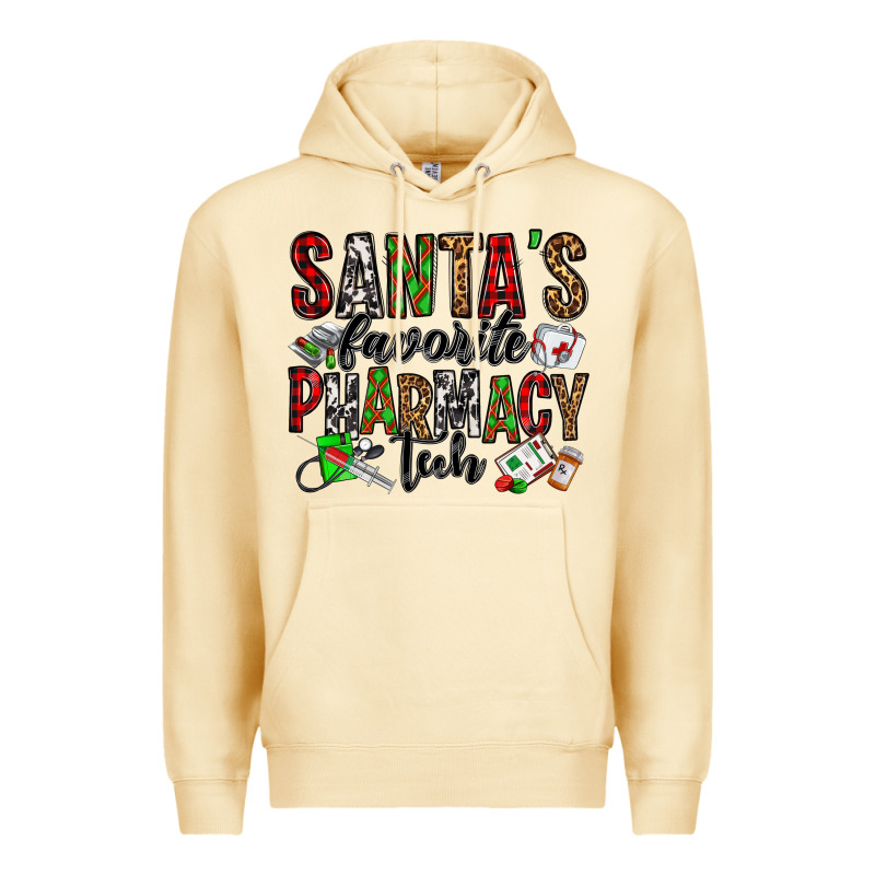 Santa's Favorite Pharmacy Tech Premium Hoodie by Jasminsmagicworld | Teevron