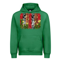 Emerald cactus cowhide  brushstroke Urban Hoodie - AdoDesignShop