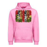 Fuchsia Pink cactus cowhide  brushstroke Urban Hoodie - AdoDesignShop