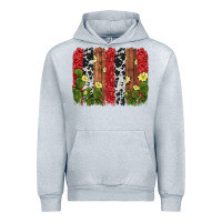 Heather Grey cactus cowhide  brushstroke Urban Hoodie - AdoDesignShop