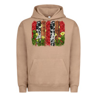 Pigment Burro cactus cowhide  brushstroke Urban Hoodie - AdoDesignShop