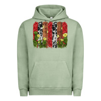 Cactus Cowhide  Brushstroke Urban Hoodie | Teevron