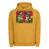 Pigment Peanut Butter cactus cowhide  brushstroke Urban Hoodie - AdoDesignShop