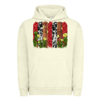 Pigment Pistachio cactus cowhide  brushstroke Urban Hoodie - AdoDesignShop
