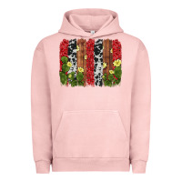 Pigment Salmon cactus cowhide  brushstroke Urban Hoodie - AdoDesignShop
