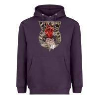 Plum Flower Skeleton Heavyweight Hoodie - RanaPortraitStore