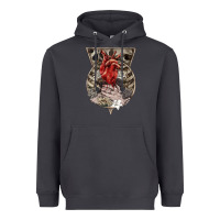 Smoke Flower Skeleton Heavyweight Hoodie - RanaPortraitStore